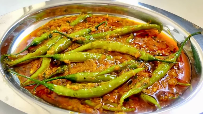 Hari Mirch ki Sabji Recipe In Hindi